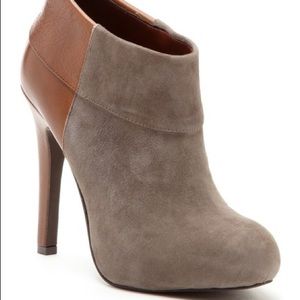 Jessica Simpson Audriana Suede and Leather Bootie